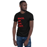 Back Up Six Feet Unisex T-Shirt